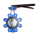 cast iron wafer type butterfly valve/with pin